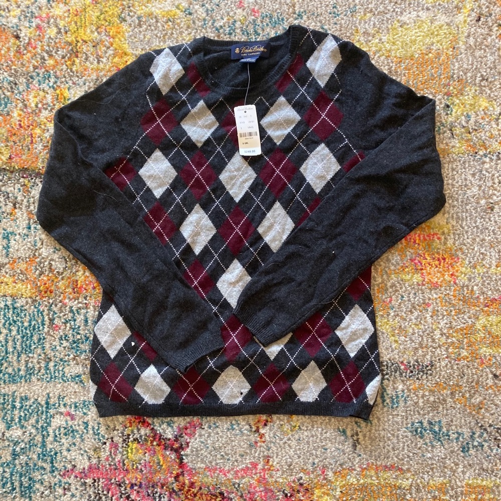 NWT! Brooks Brothers 100% Cashmere Sweater!